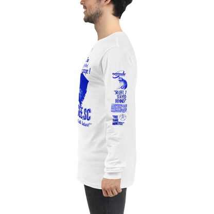 SC MONKEY TEE (White&Blue)